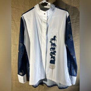 Espoir navy Magic Show shirt